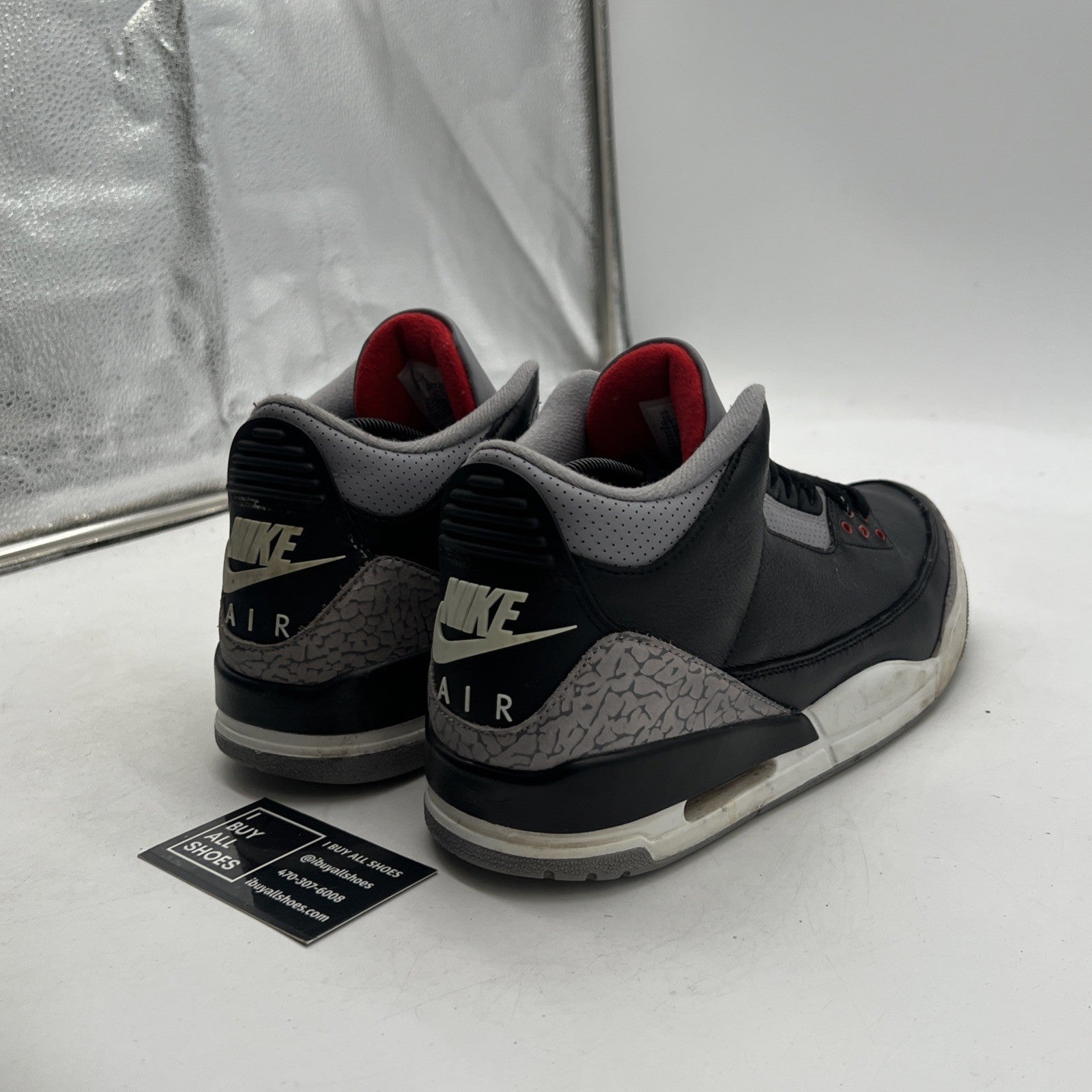 Size 10 - Air Jordan 3 Retro OG 2024 Black Cement (DN3707-010)