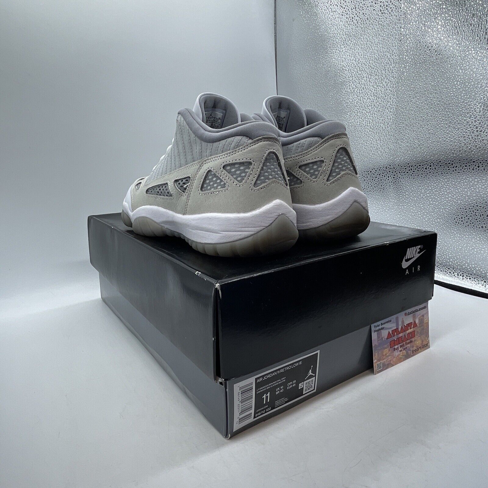 Size 11 - Air Jordan 11 Retro IE Low Light Orewood Brown Grey (919712-102)