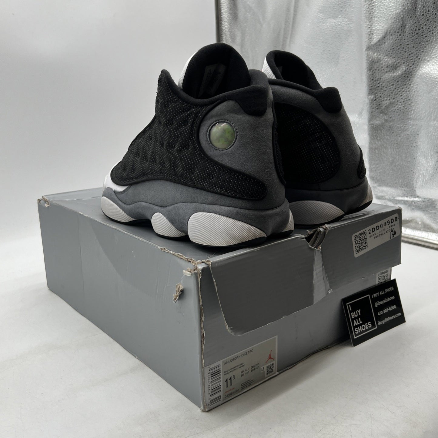 Size 11.5 - Air Jordan 13 Retro Black Flint (DJ5982-060)