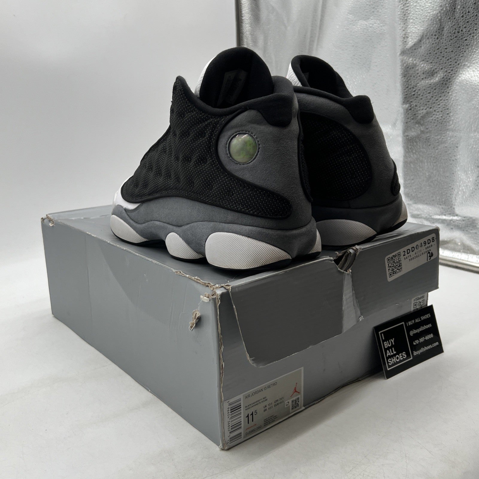 Size 11.5 - Air Jordan 13 Retro Black Flint (DJ5982-060)