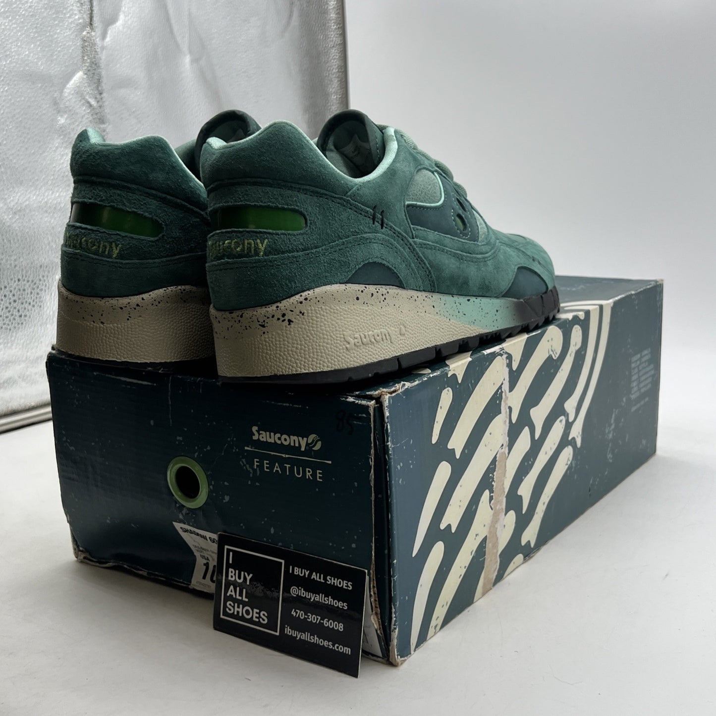 Size 10.5 - Saucony Feature x Shadow 6000 Living Fossil (S70429-1)