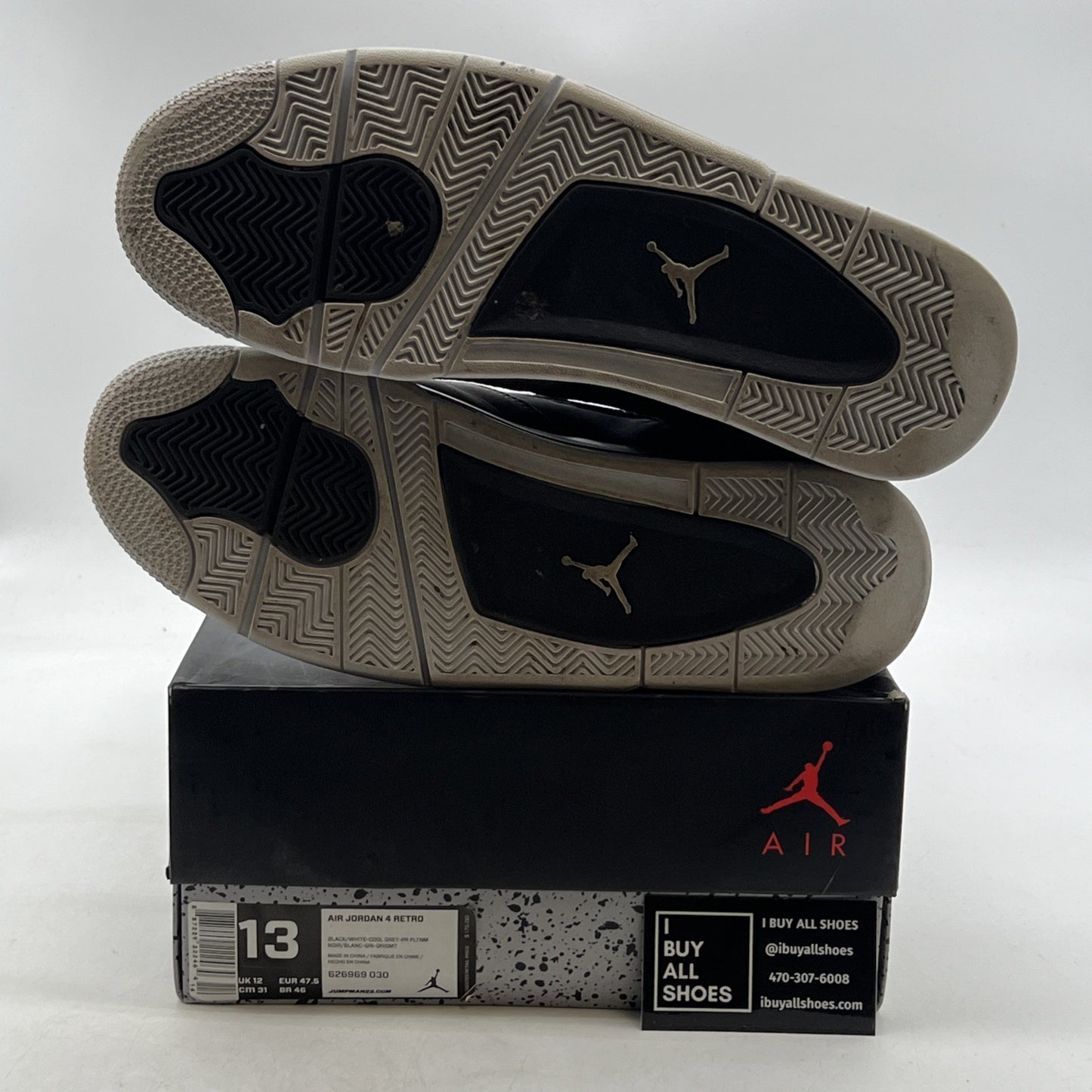 Size 13 - Air Jordan 4 Retro 2013 Fear (626969-030)
