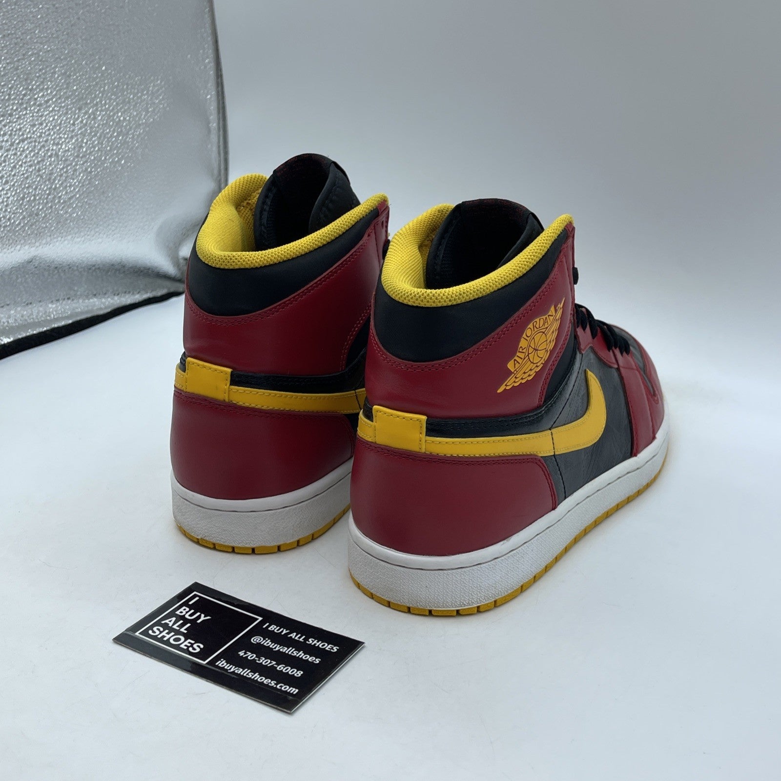 Size 9.5 - Air Jordan 1 Retro OG High Highlight Reel Red Leather (555088-017)