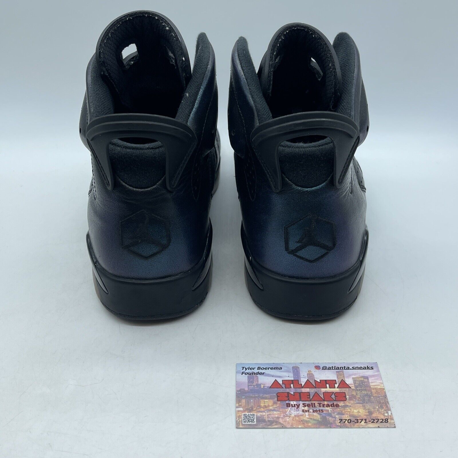 Size 11.5 - Air Jordan 6 Retro All Star - Chameleon Black Leather (907961-015)