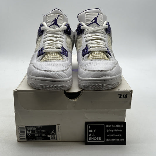 Size 8.5 - Air Jordan 4 Retro Mid Purple Metallic (CT8527-115)