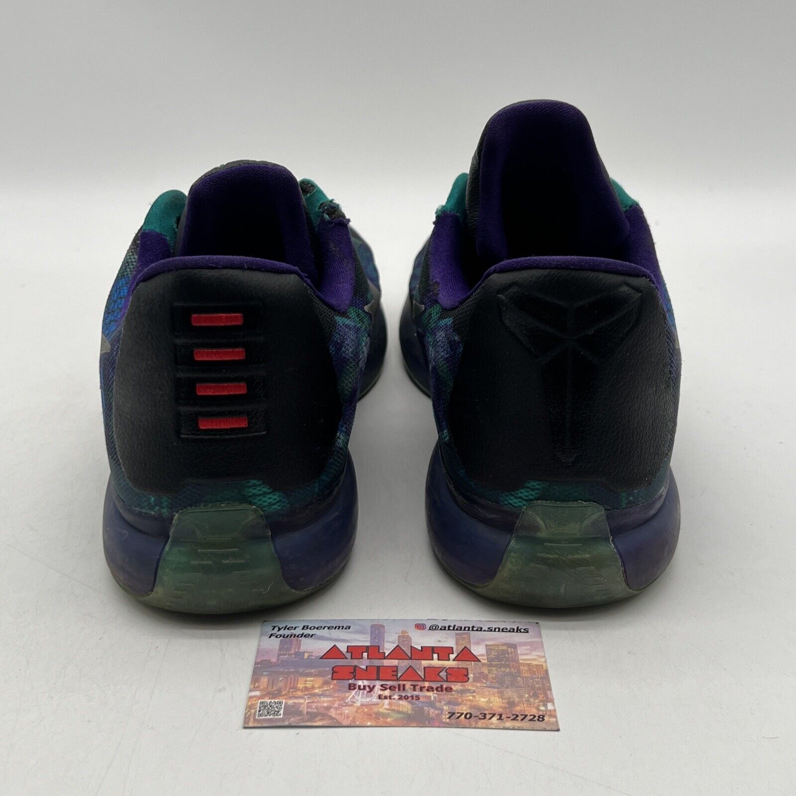 Size 12 - Nike Kobe 10 Overcome Purple Blue Green (705317-305)