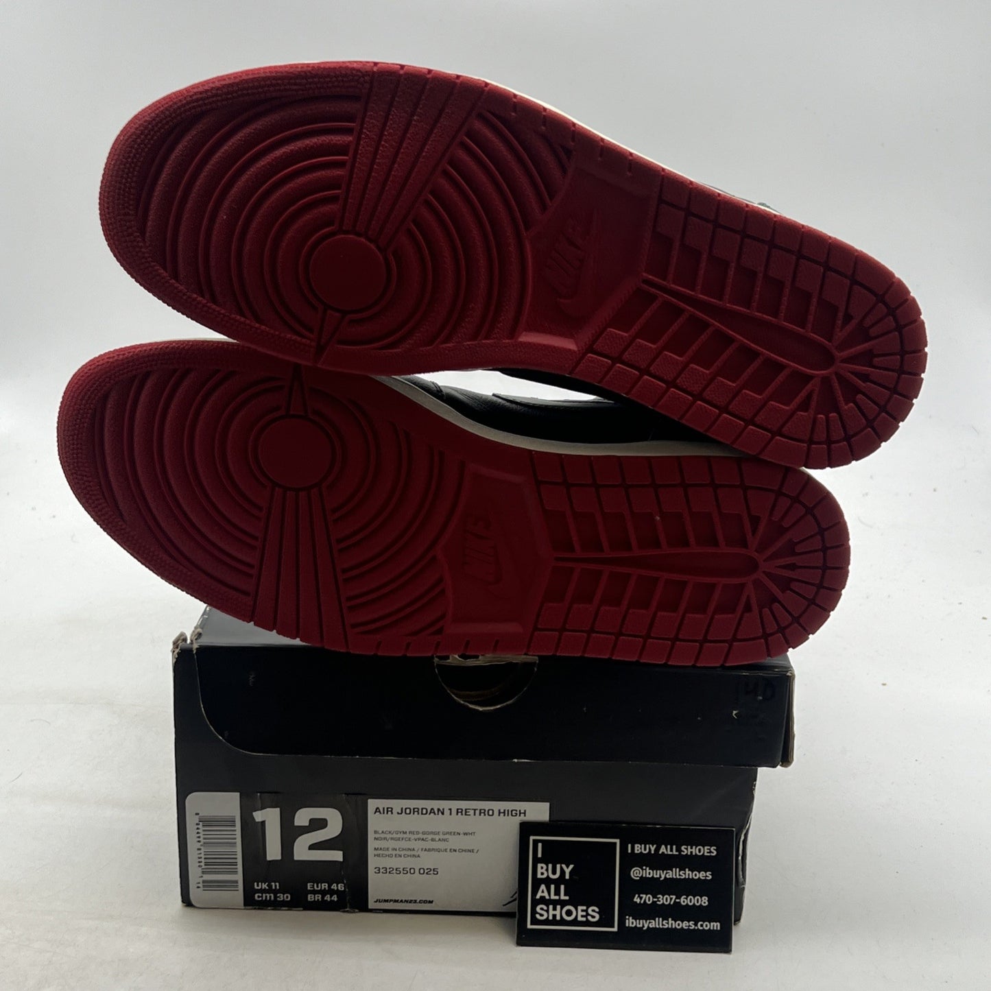 Size 12 - Air Jordan 1 Retro High Gucci (332550-025)
