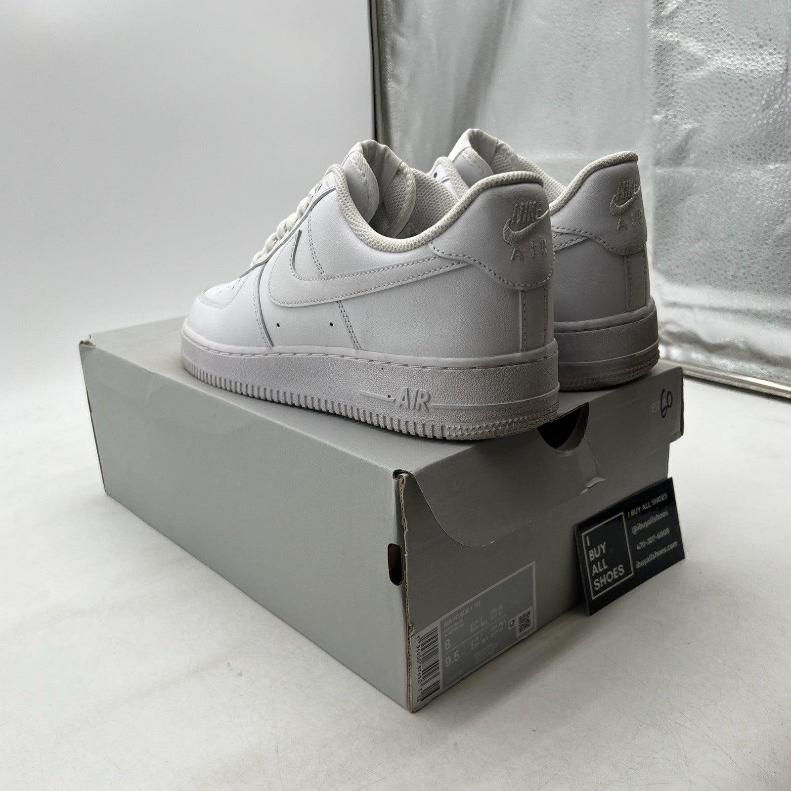 Size 8 - Nike Air Force 1 '07 Low Triple White (CW2288-111)