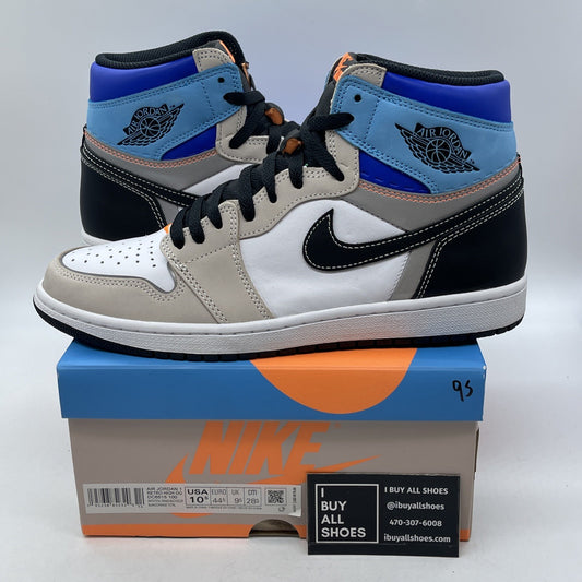Size 10.5 - Air Jordan 1 Retro OG High Prototype White Leather (DC6515-100)
