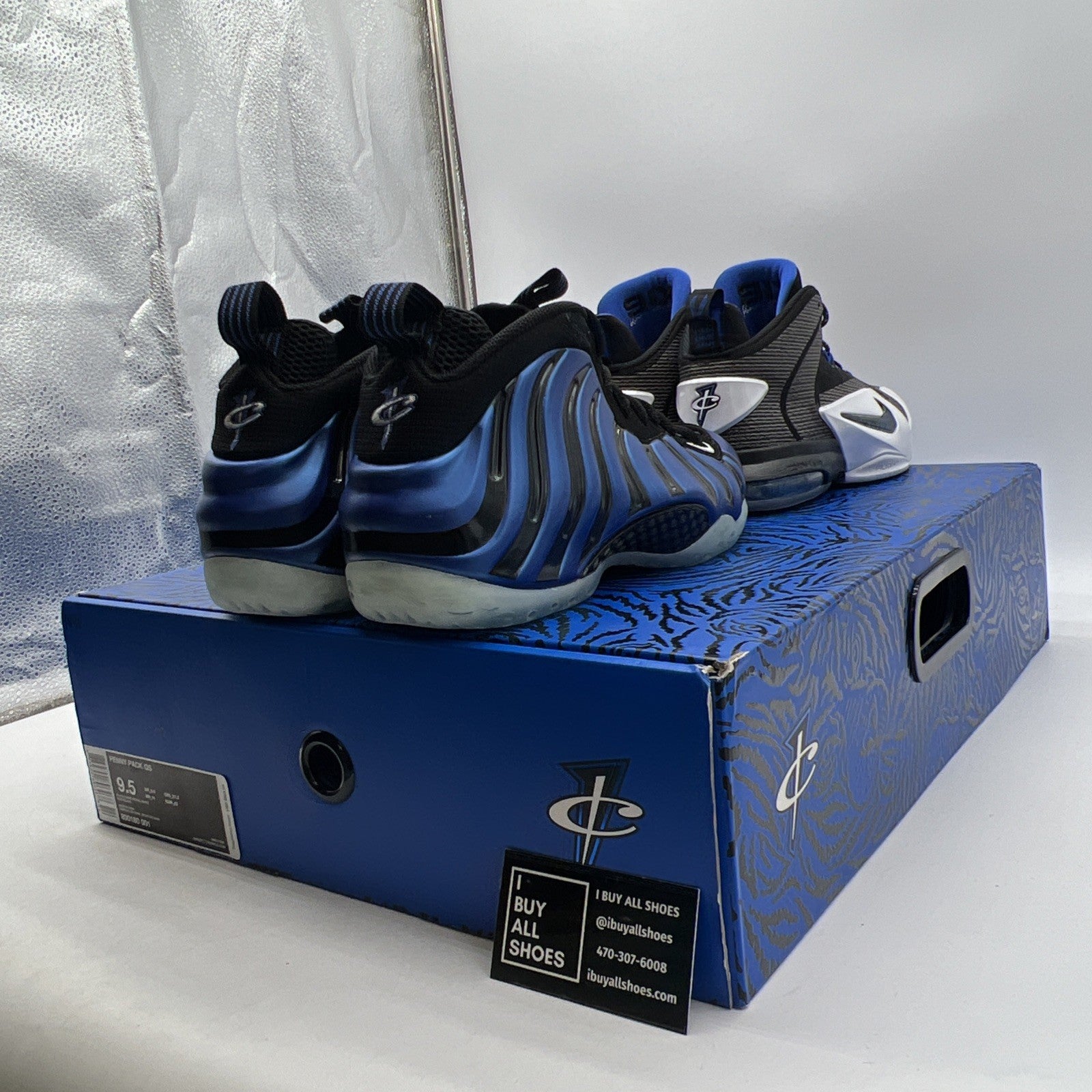 Size 9.5 - Nike Air Penny QS Sharpie Pack (800180-001)