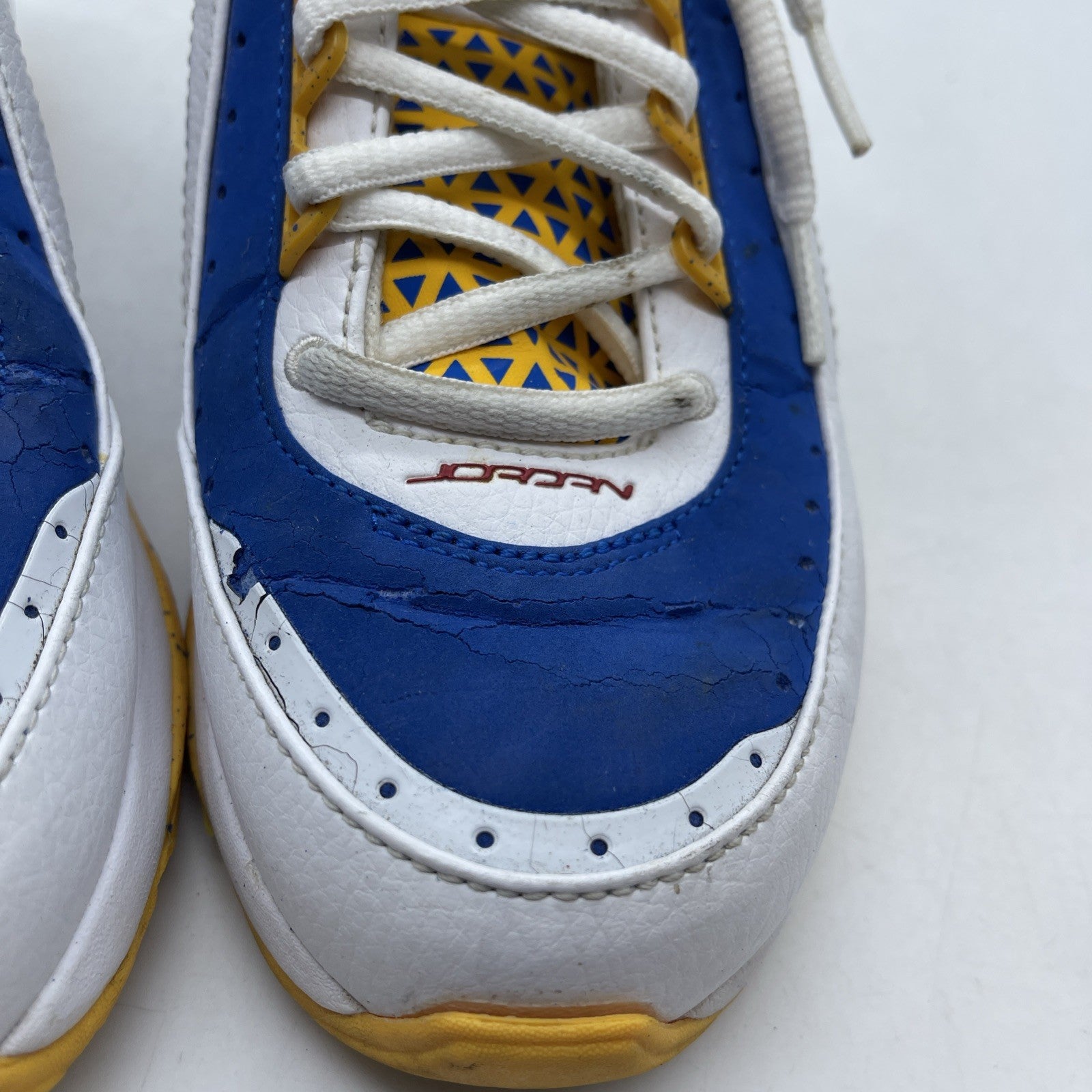Size 6.5Y - Nike Air Jordan Truno Ko Golden State Yellow Blue (316580-102)