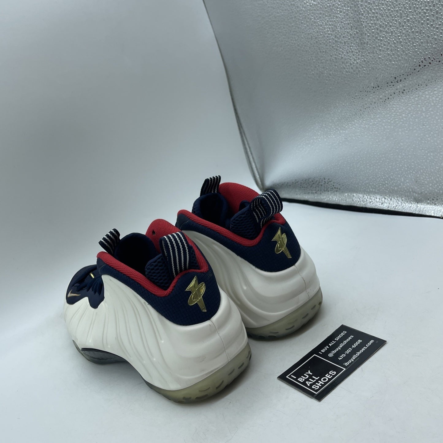Size 11.5 - Nike Air Foamposite One PRM Olympic (575420-400)