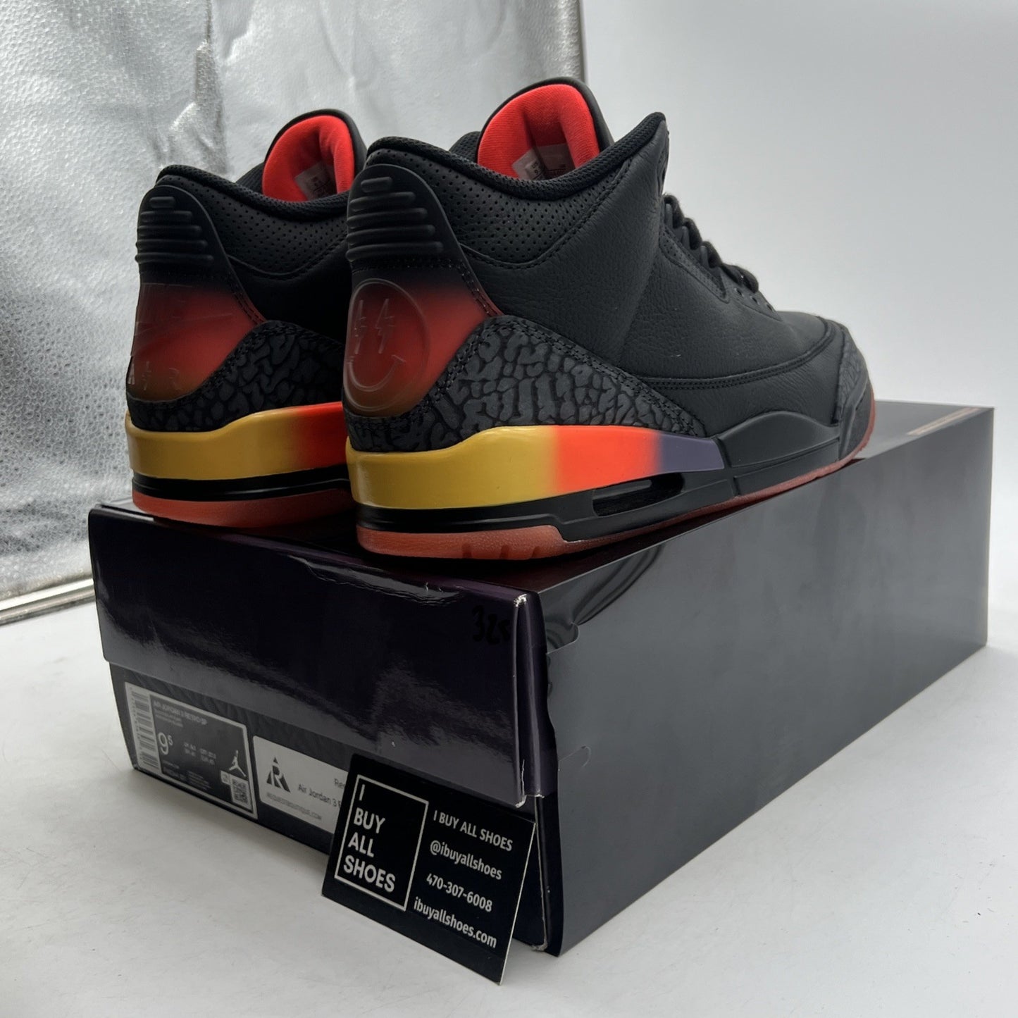 Size 9.5 - J. Balvin x Air Jordan 3 Retro Rio (FN0344-001)