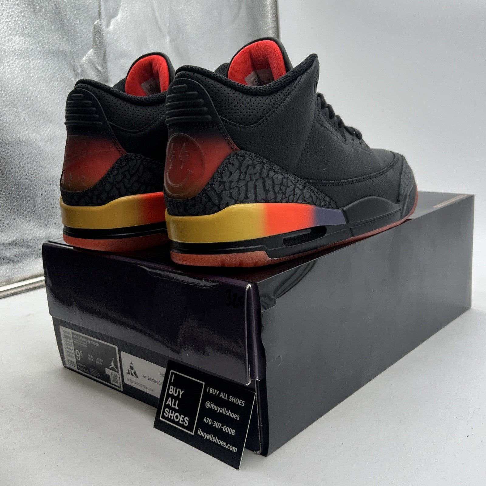 Size 9.5 - J. Balvin x Air Jordan 3 Retro Rio (FN0344-001)