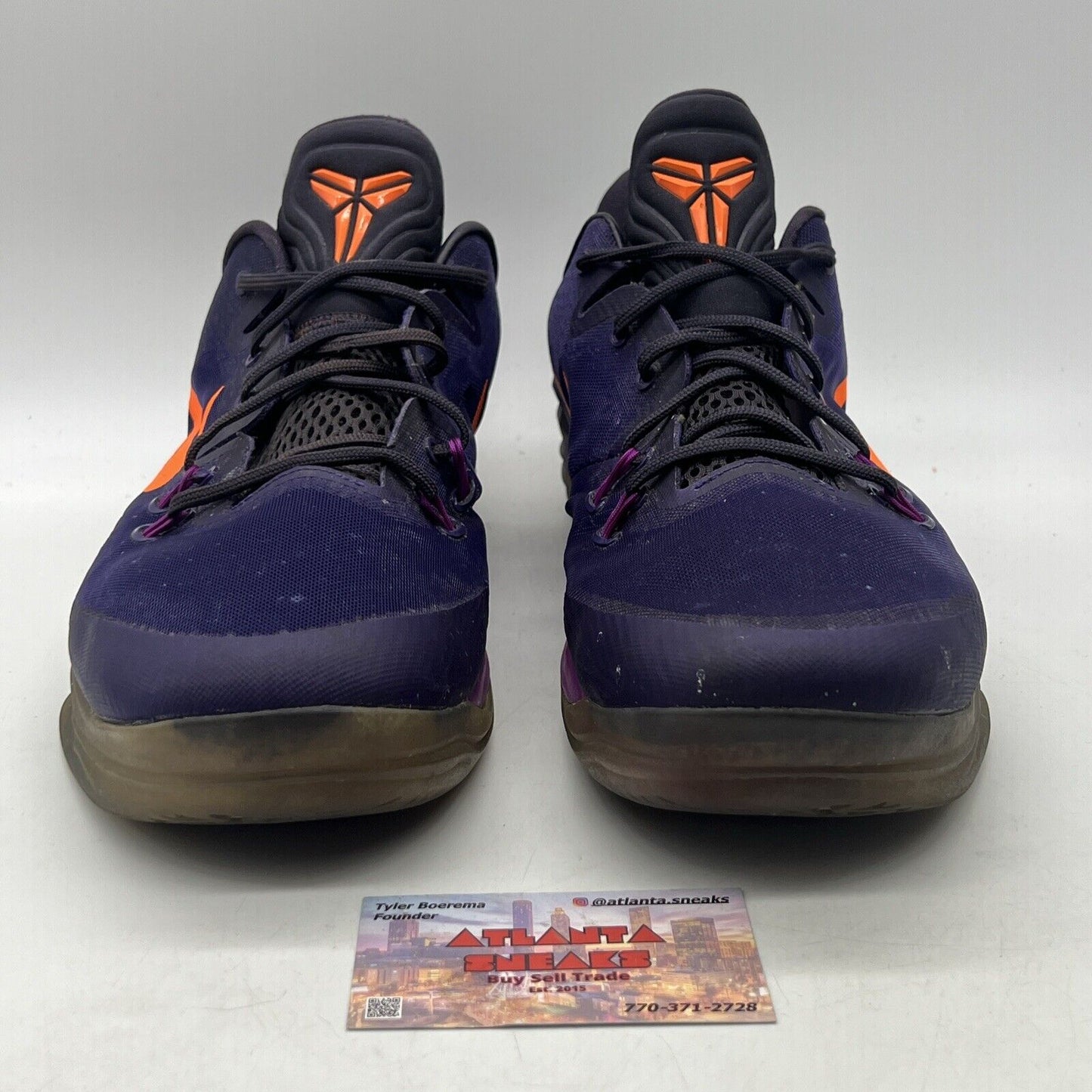 Size 15 - Nike Zoom Kobe Venomenon 5 Court Purple Orange (749884-585)