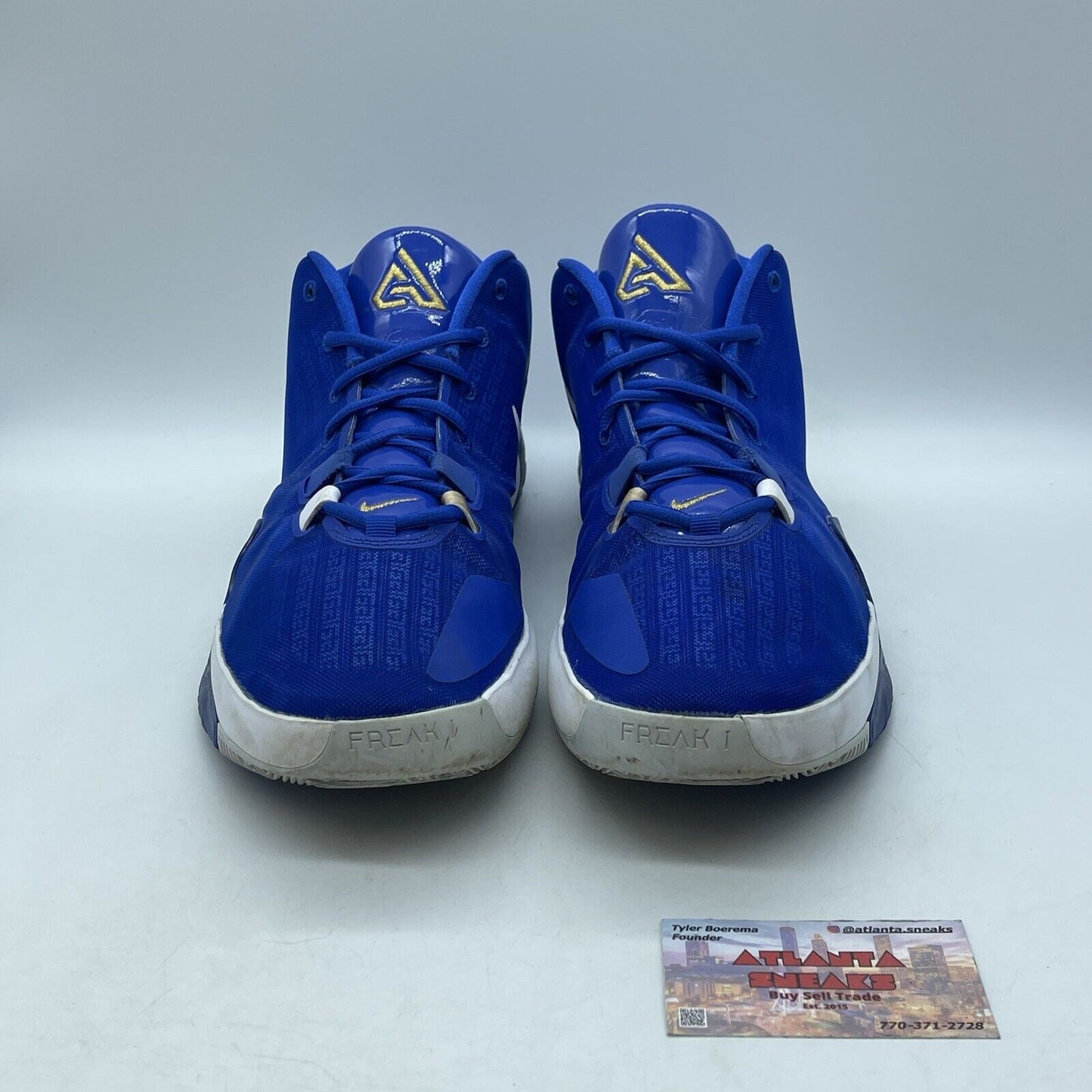 Size 13 - Nike Zoom Freak 1 Greece Blue White Gold (BQ5422-400)