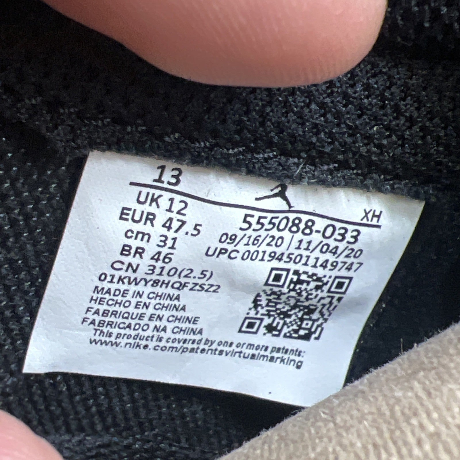 Size 13 - Air Jordan 1 Retro OG High Patina (555088-033)