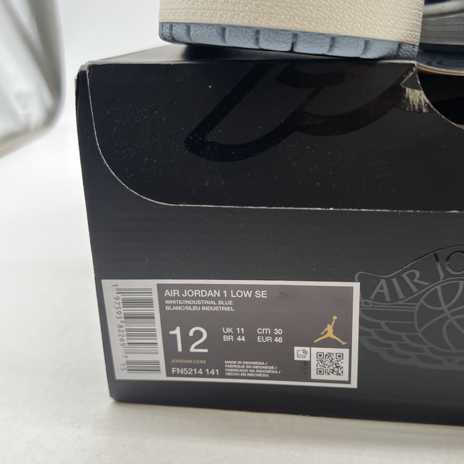 Size 12 - Air Jordan 1 SE Low Industrial Blue (FN5214-141)