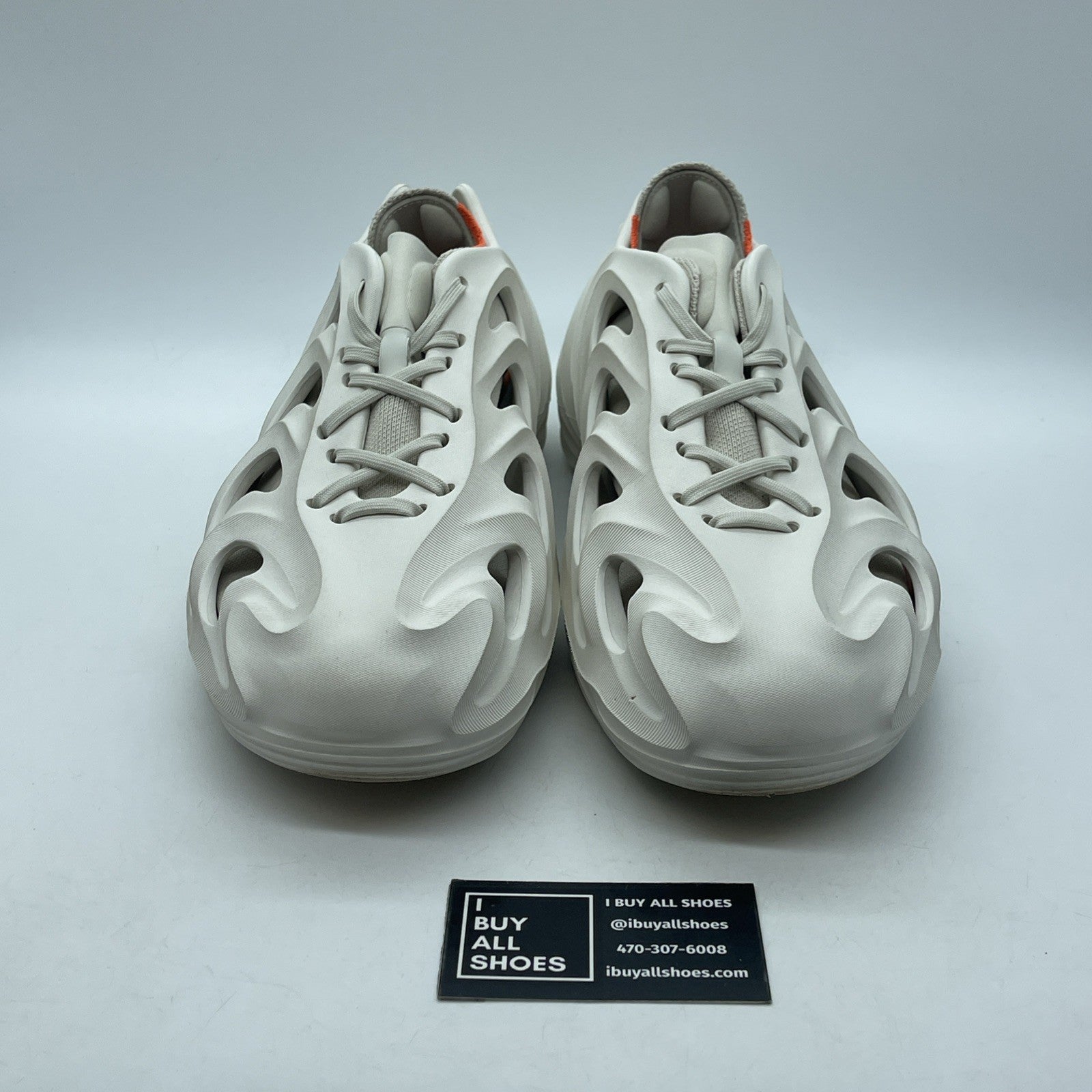 Size 10.5 - Adidas adiFOM Q Off White Aluminum Athletic Shoes (GY4455)