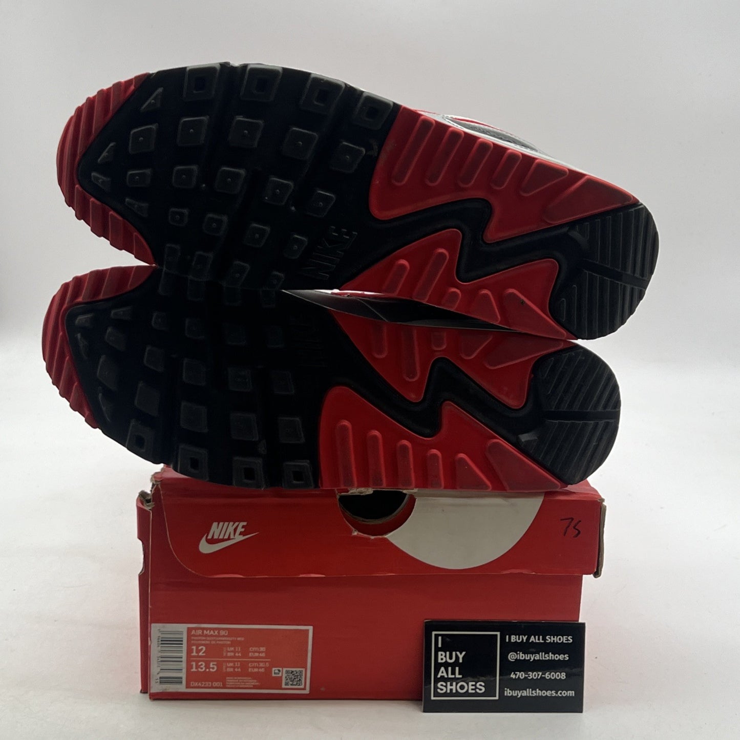 Size 12 - Nike Air Max 90 Icons - Silver Bullet (DX4233-001)