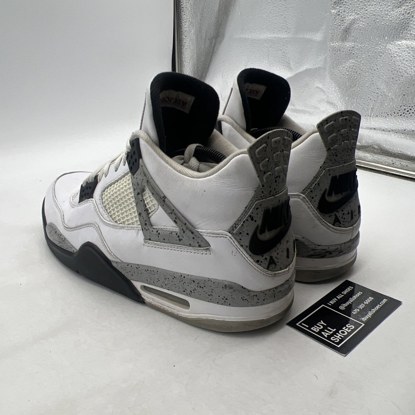 Size 13 - Air Jordan 4 Retro OG Mid White Cement (850606-192)
