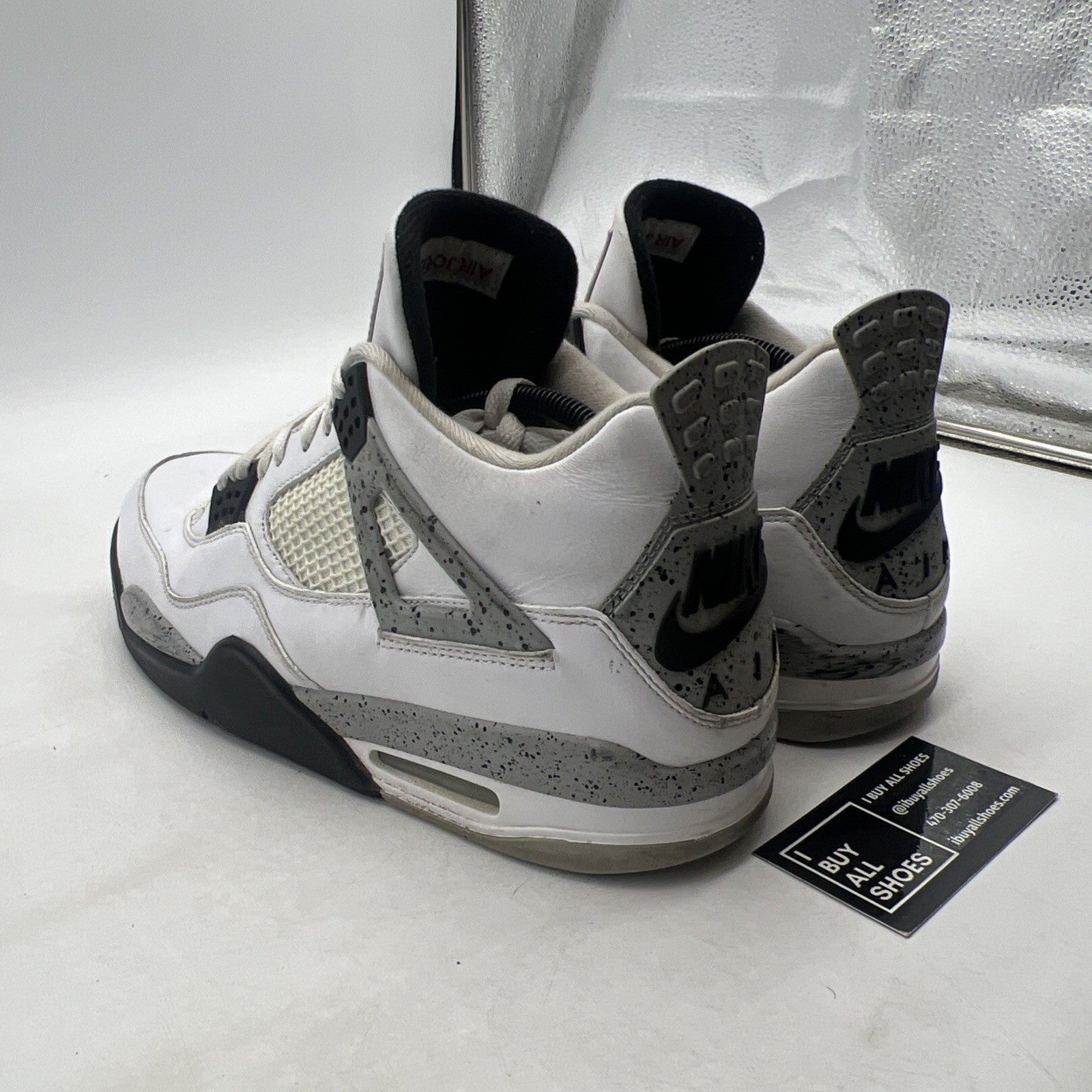 Size 13 - Air Jordan 4 Retro OG Mid White Cement (850606-192)