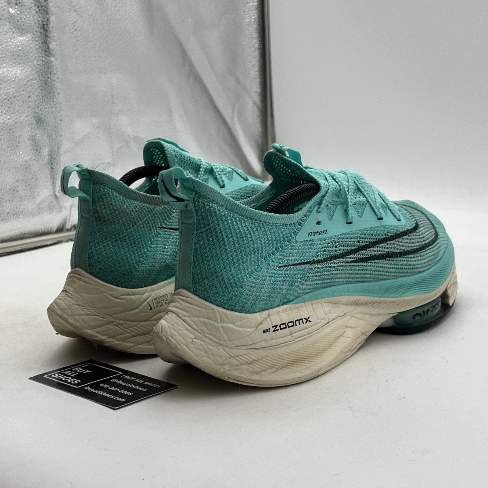 Size 11.5 - Nike Air Zoom Alphafly Next% Hyper Turquoise (CI9925-300)