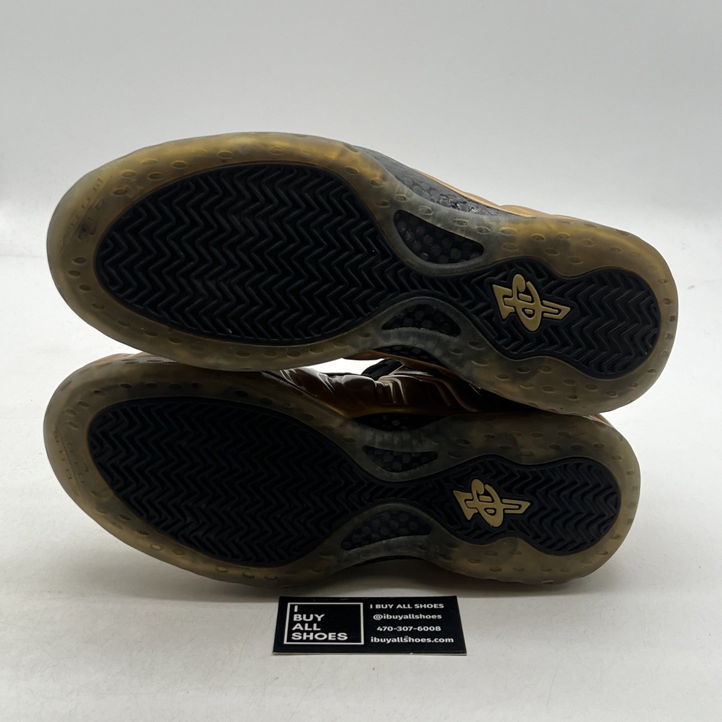 Size 10 - Nike Air Foamposite One Metallic Gold (314996-700)