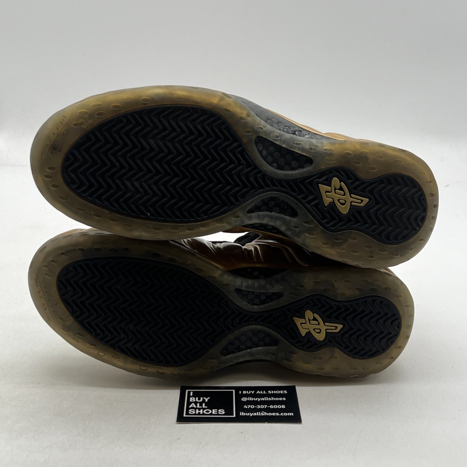 Size 10 - Nike Air Foamposite One Metallic Gold (314996-700)