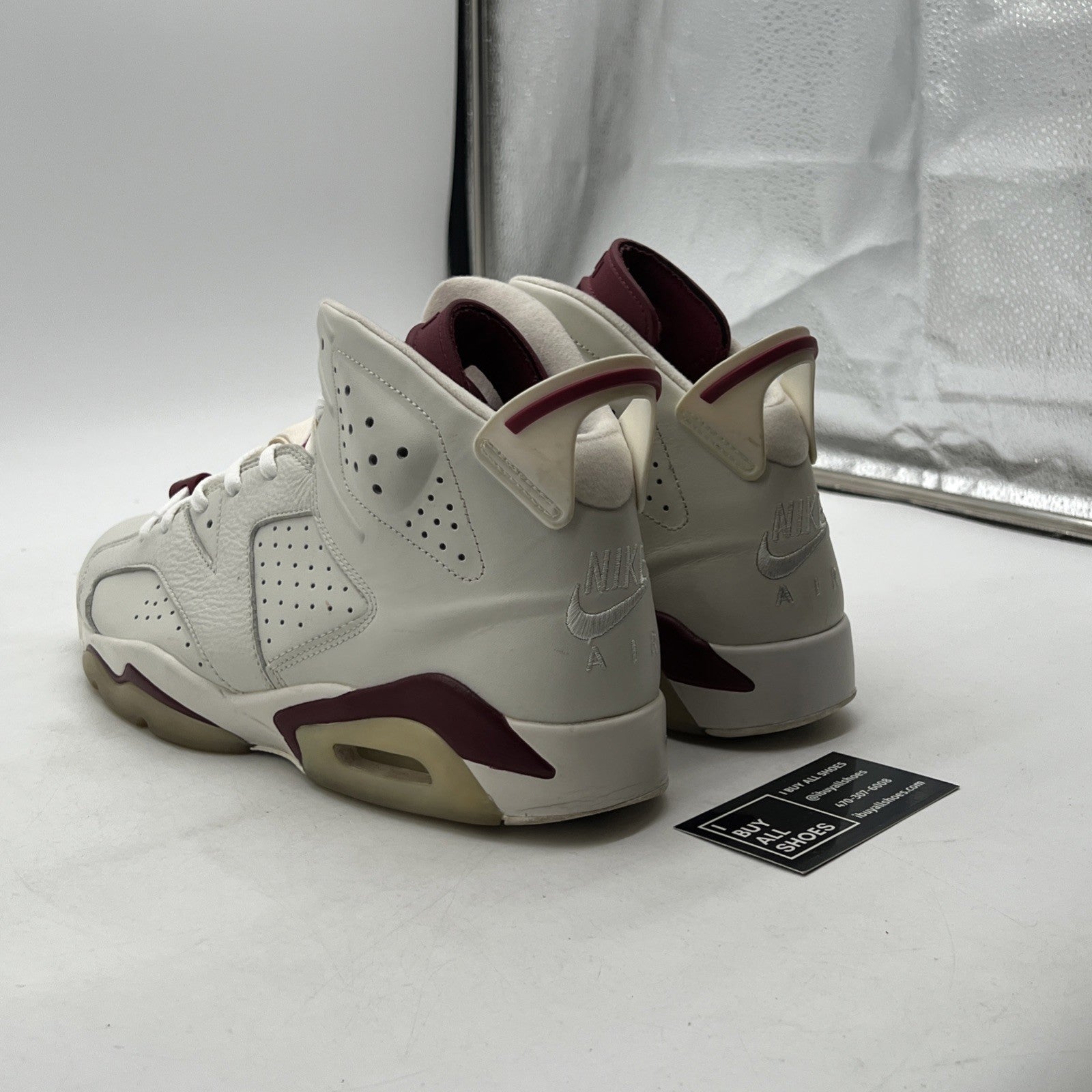 Size 11 - Air Jordan 6 Retro 2015 Maroon (384664-116)