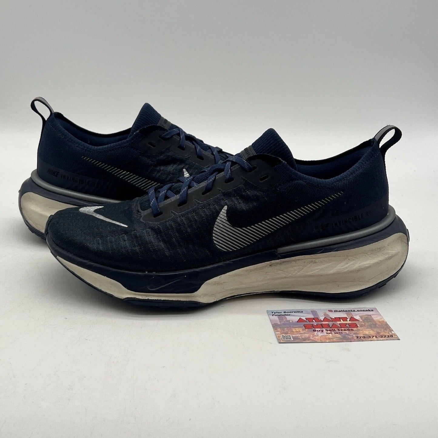 Size 10.5 - Nike ZoomX Invincible Run Flyknit 3 College Navy (DR2615-400)