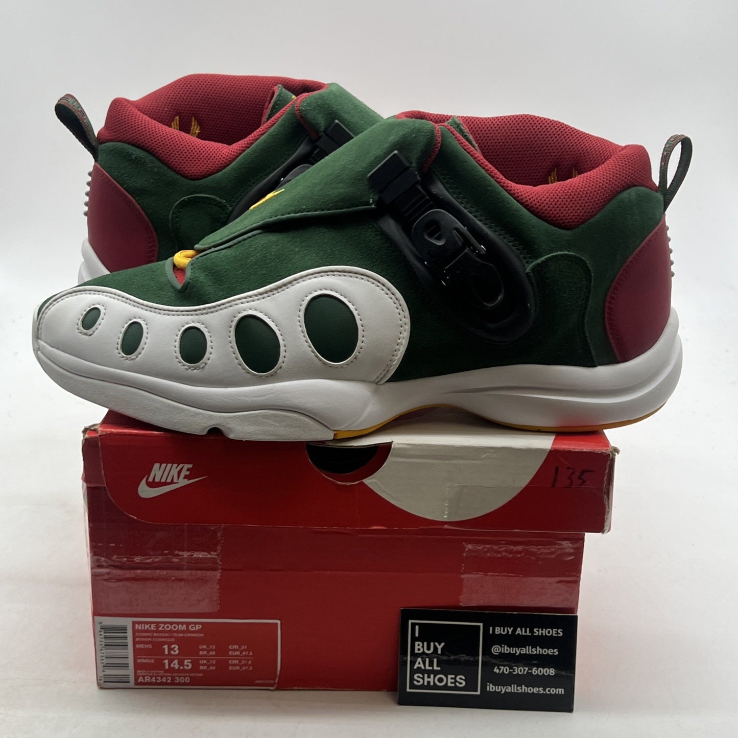 Size 13 - Nike Zoom GP Retro Supersonics (AR4342-300)