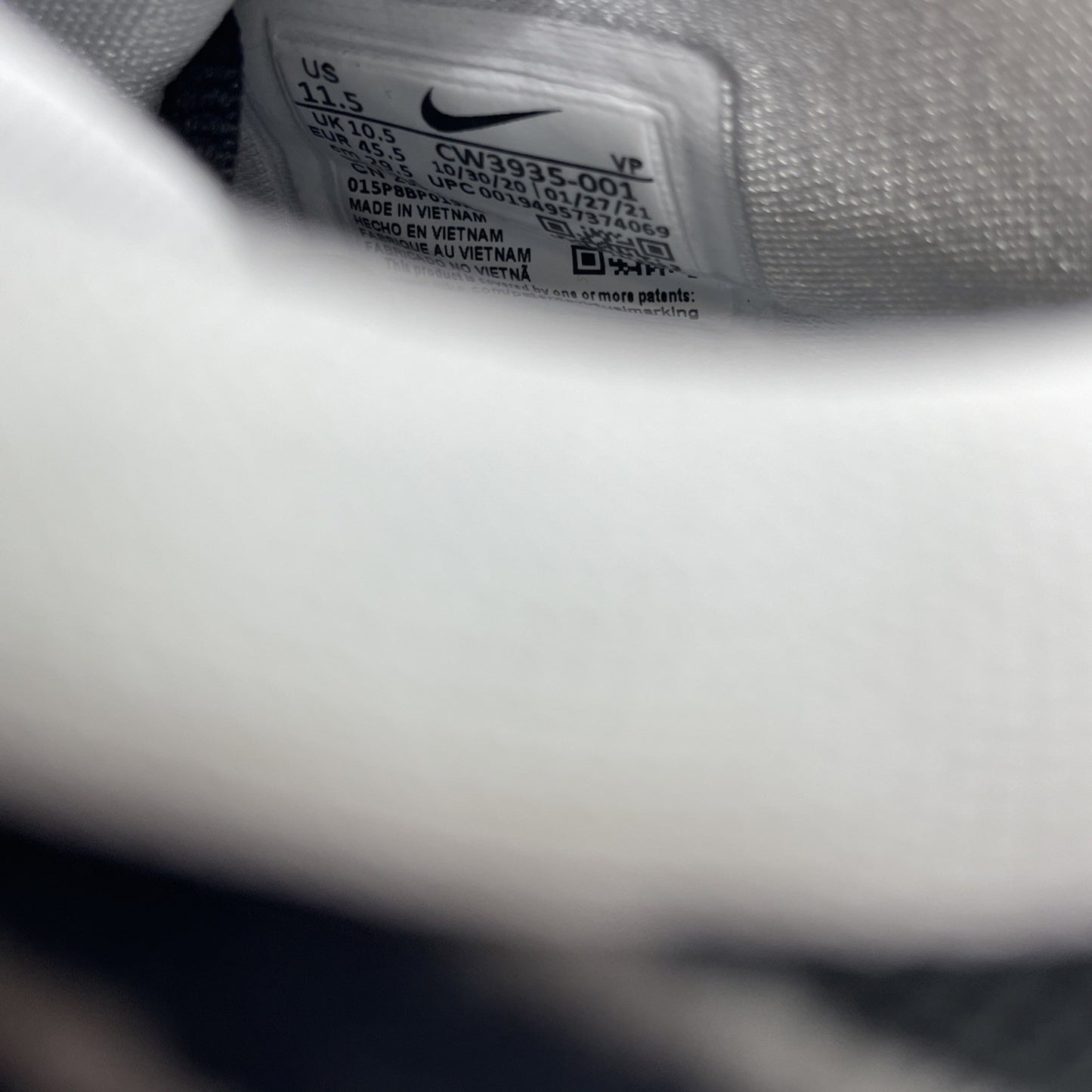 Size 11.5 - Nike KD 14 Black White (CW3935-001)