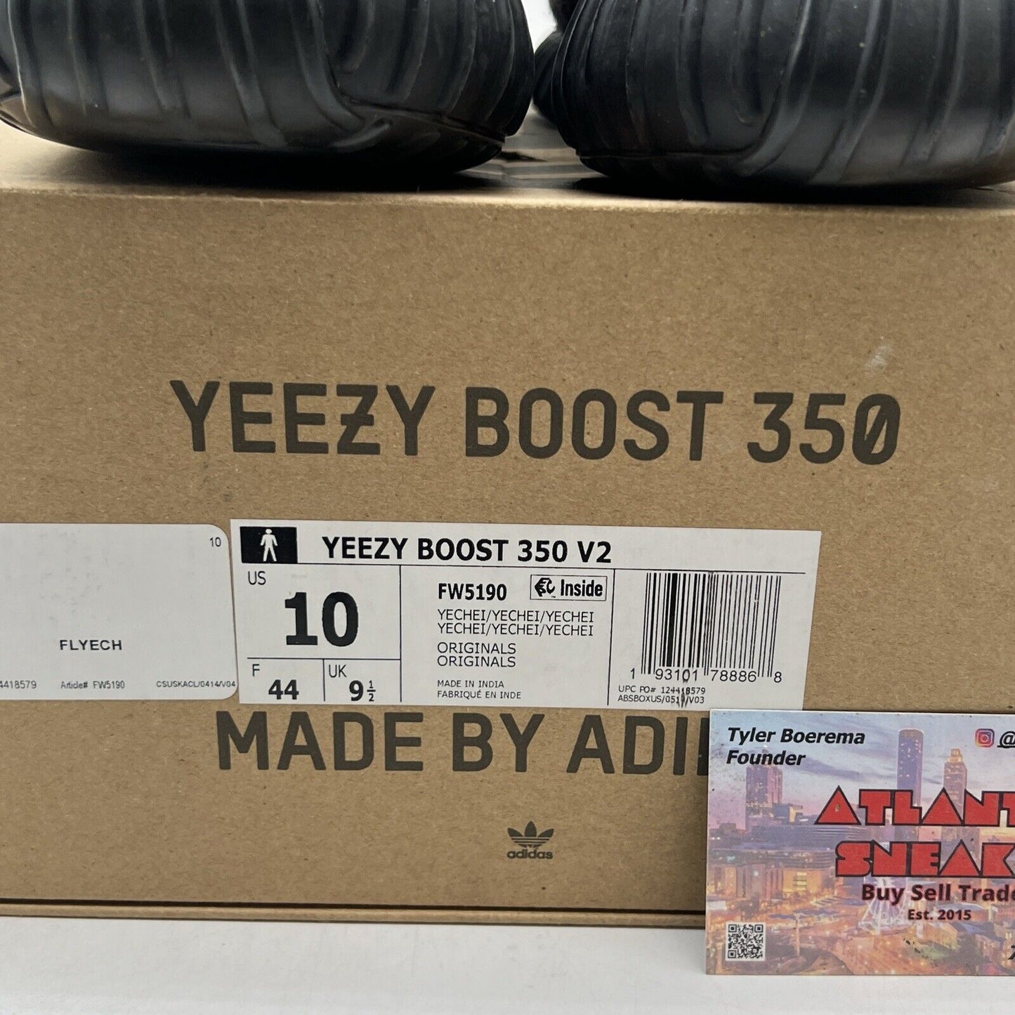 Size 10 - adidas Yeezy Boost 350 V2 Yecheil Non-Reflective (FW5160)