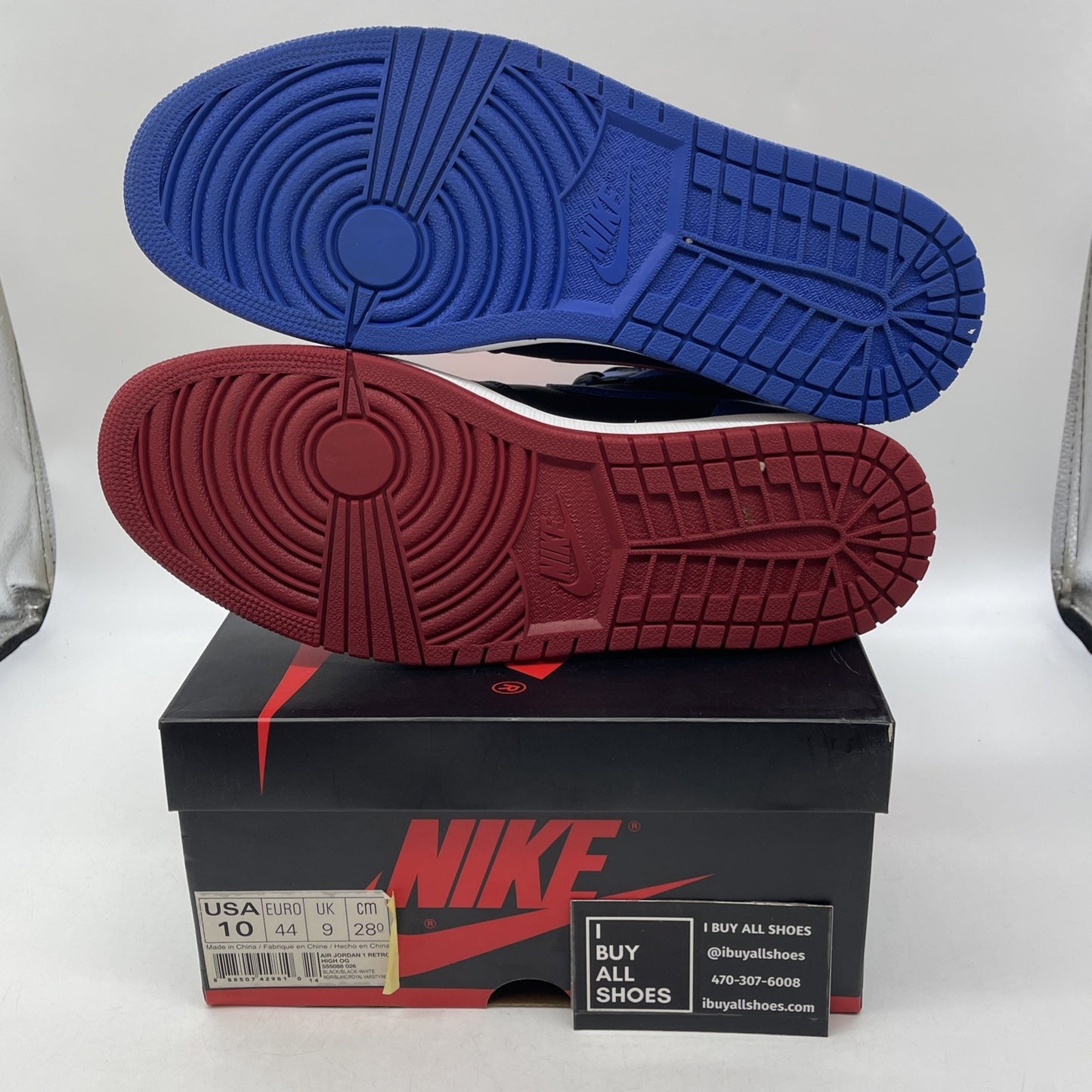Size 10 - Air Jordan 1 Retro High OG Top 3 2016 (555088-026)