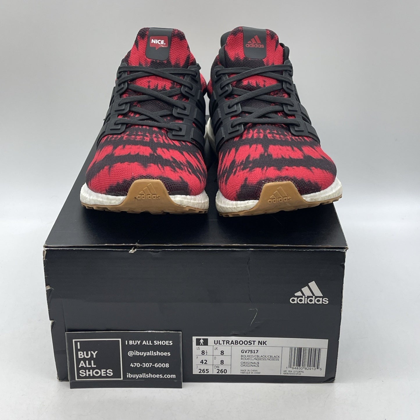 Size 8.5 - adidas Nice Kicks x UltraBoost No Vacancy