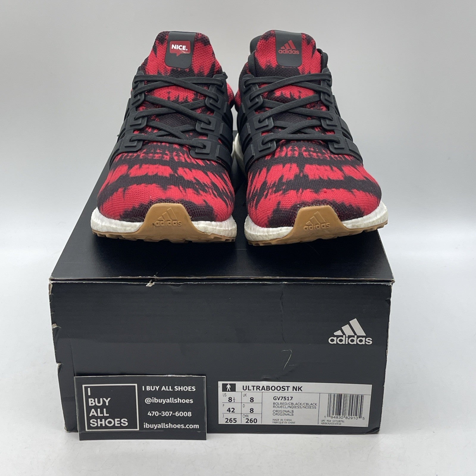 Size 8.5 - adidas Nice Kicks x UltraBoost No Vacancy
