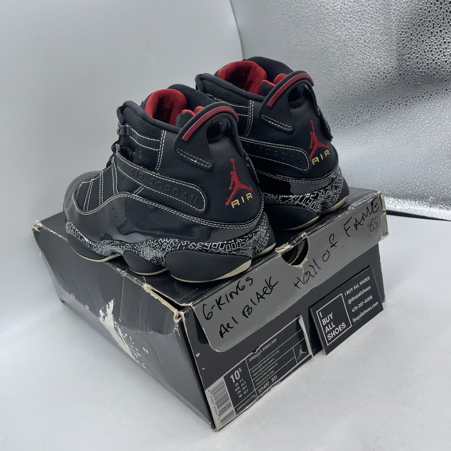 Size 10.5 - Air Jordan 6 Rings Hall Of Fame (371497-031)