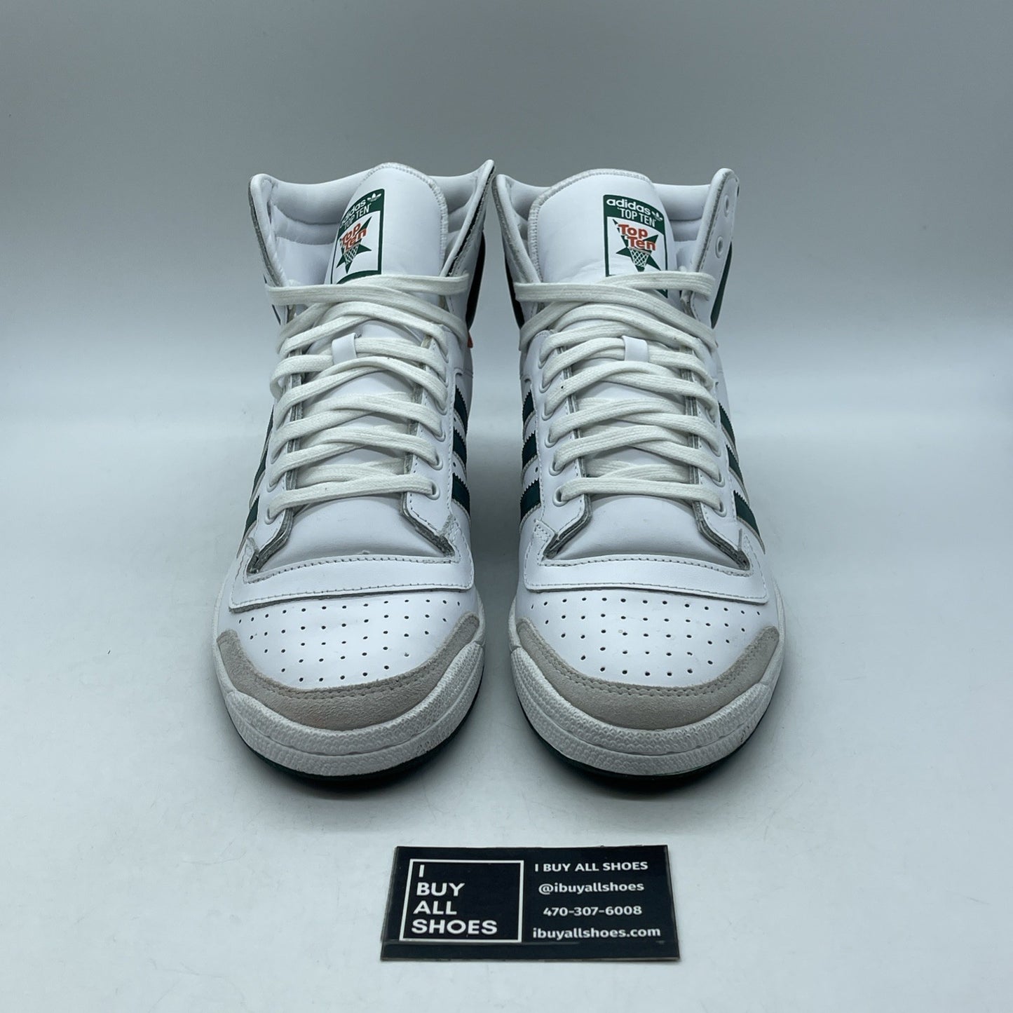 Size 11 - adidas Top Ten High Miami Hurricanes (EF2516)