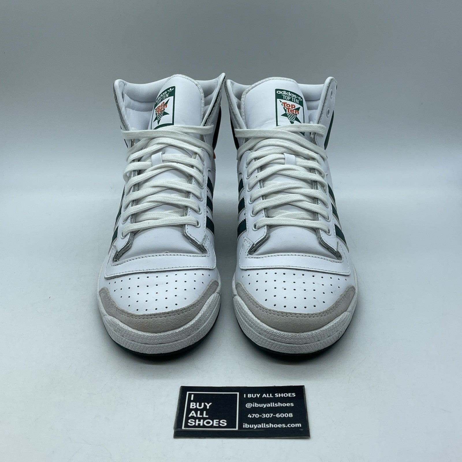 Size 11 - adidas Top Ten High Miami Hurricanes (EF2516)