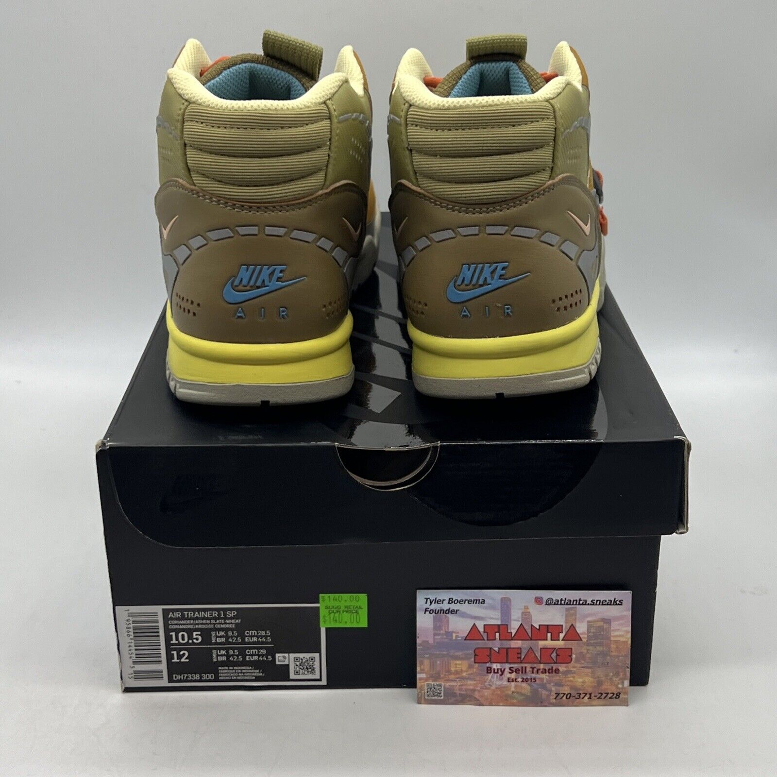 Size 10.5 - Nike Air Trainer Coriander Brand New Og All