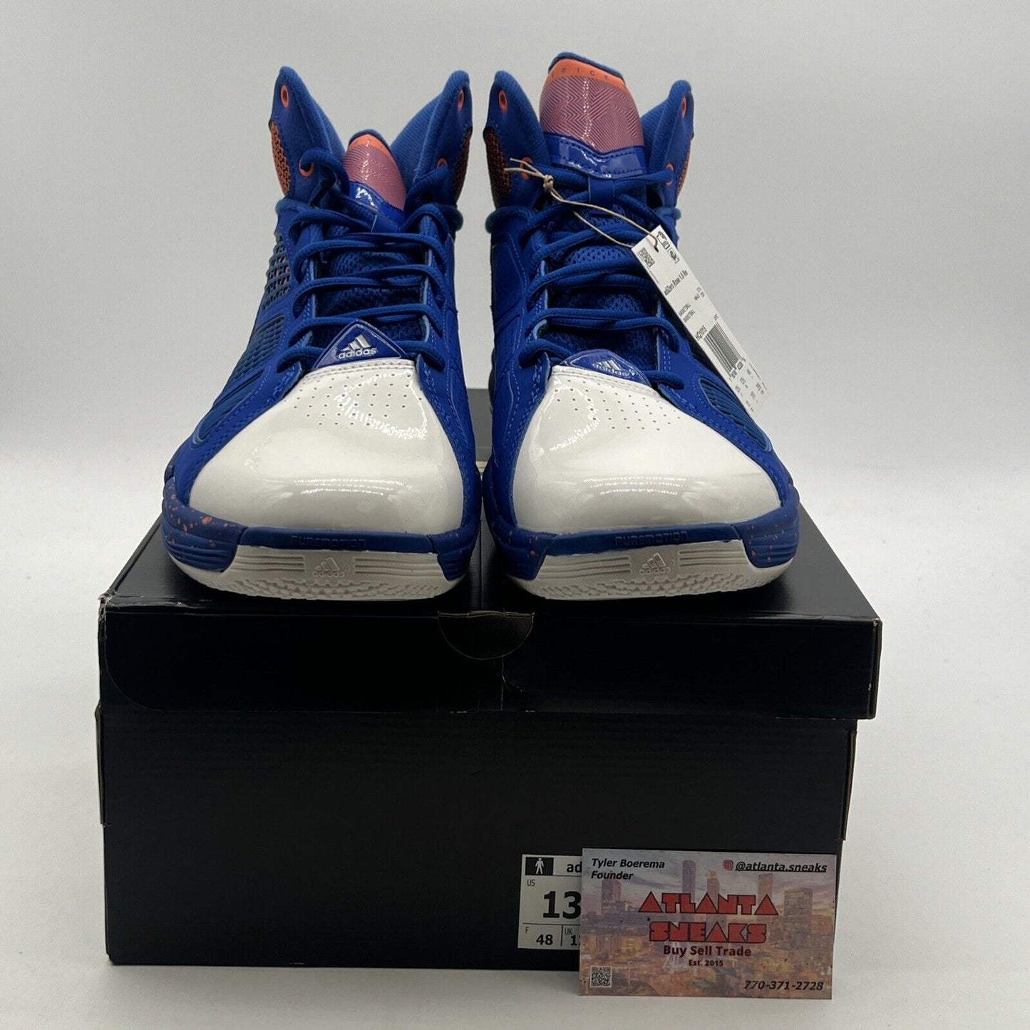 Size 13 - adidas Adizero Rose 1.5 Restomod Knicks (HQ1015)