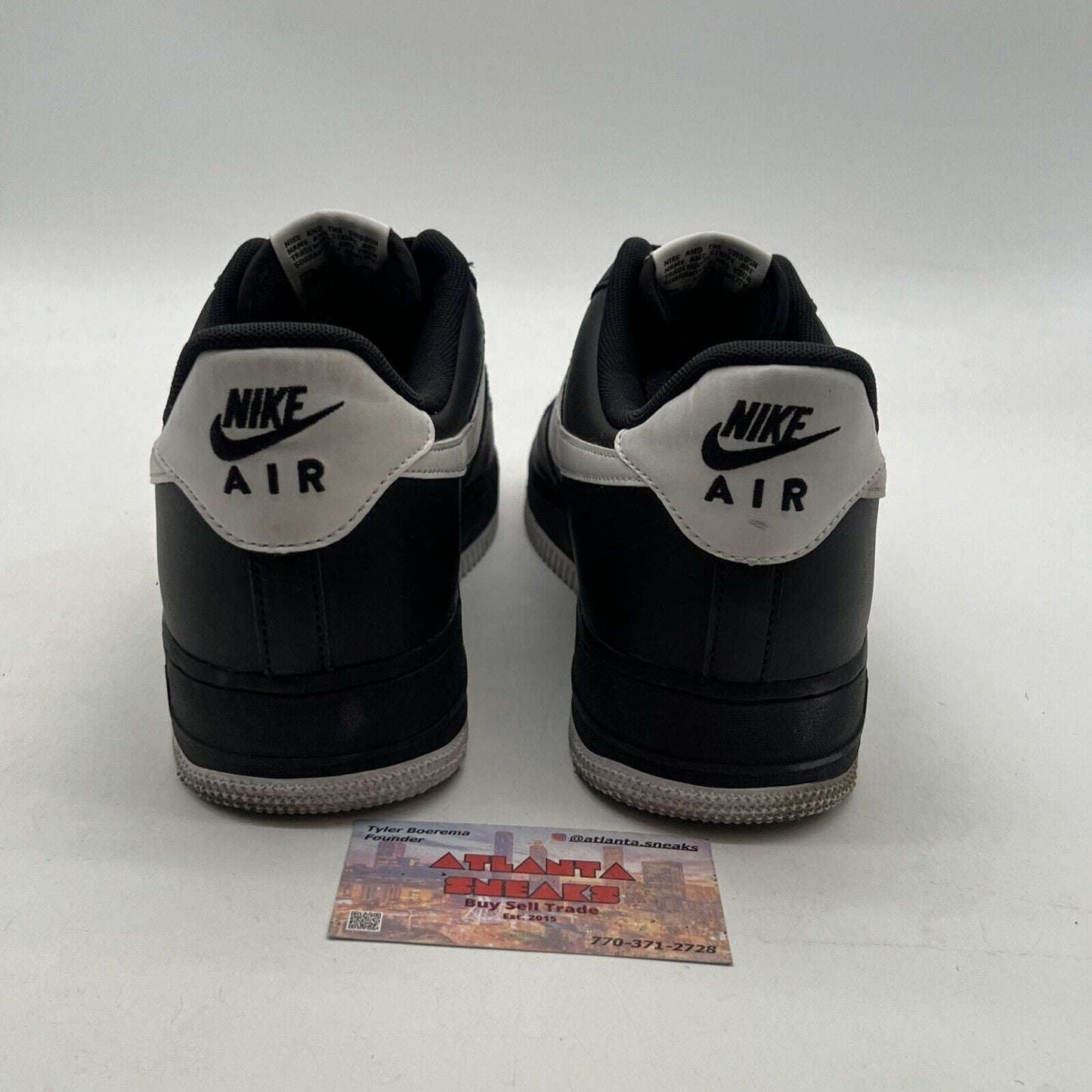 Size 11 - Nike Air Force 1 '07 Black White (DC2911-002)