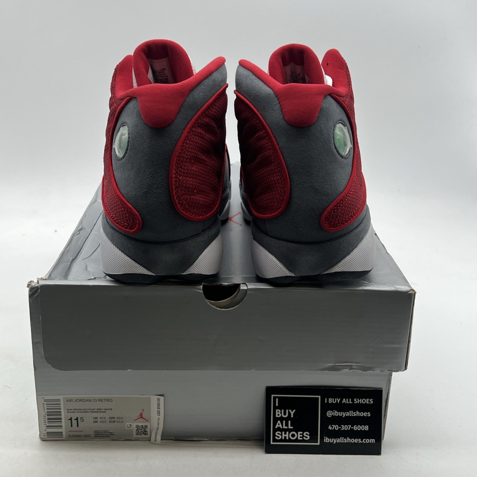 Size 11.5 - Air Jordan 13 Red/White - (DJ5982-600)