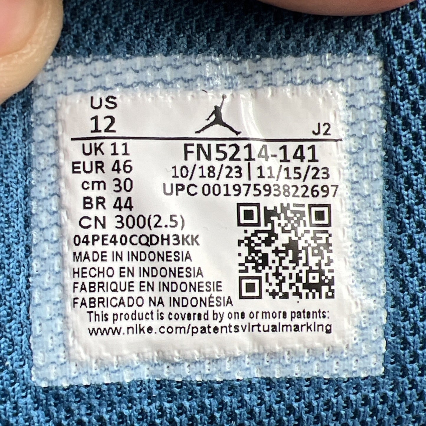 Size 12 - Air Jordan 1 SE Low Industrial Blue (FN5214-141)