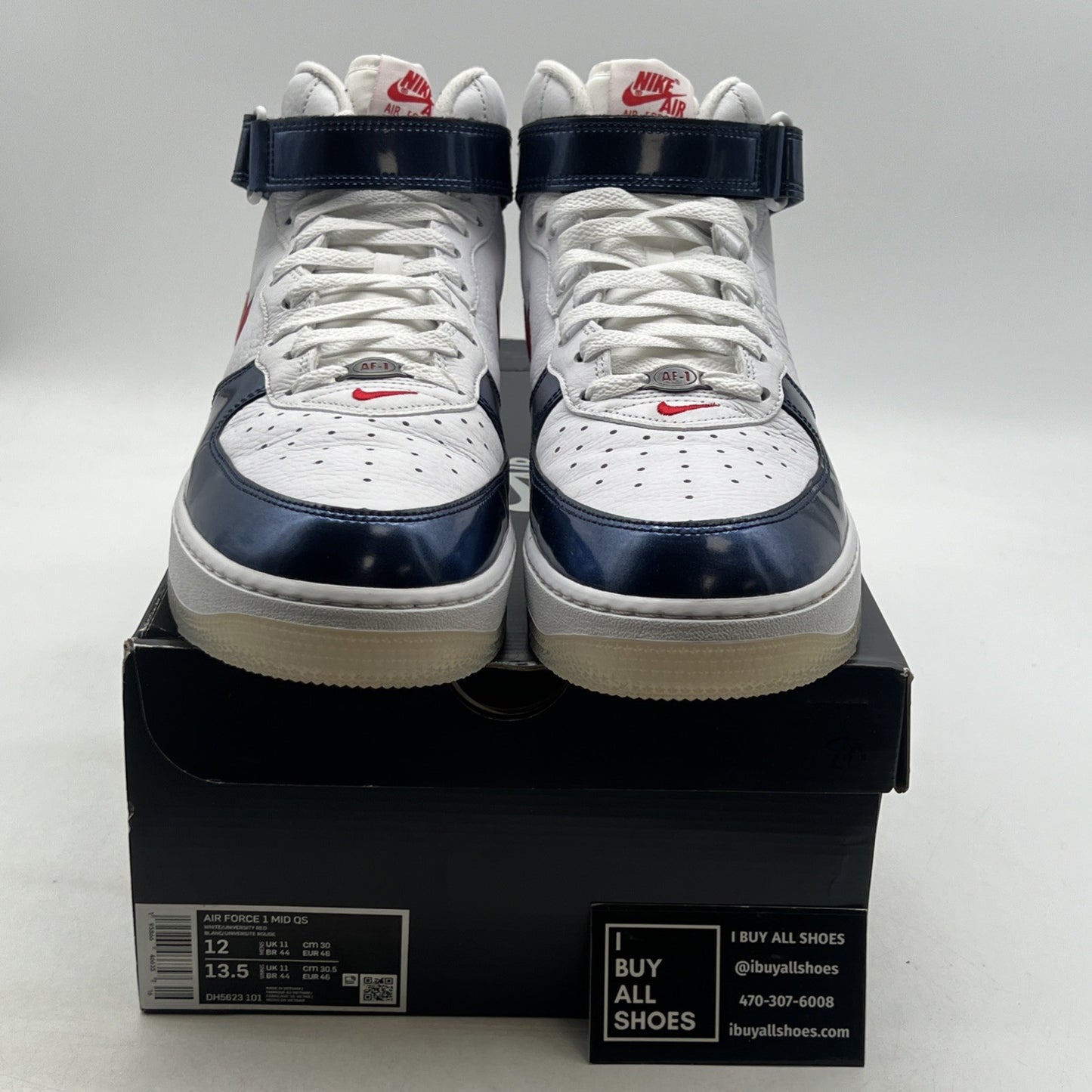 Size 12 - Nike Air Force 1 QS Mid Independence Day (DH5623-101)