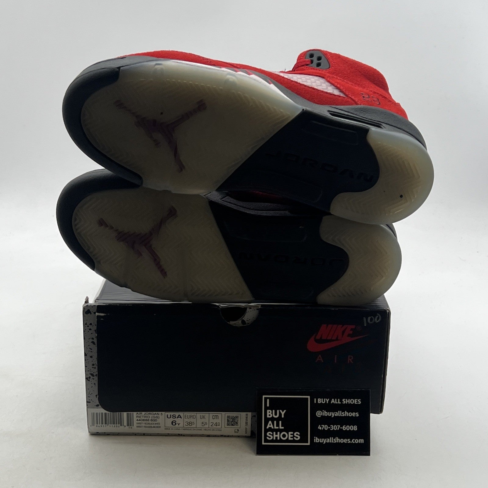 Size 6Y - Air Jordan 5 Retro Mid Raging Bull (440888-600)