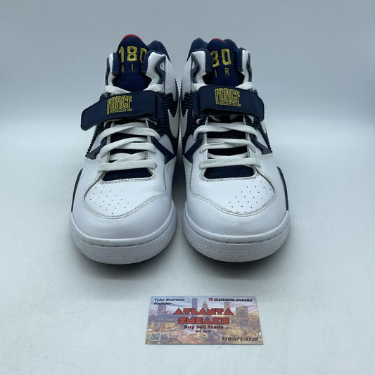 Size 10 - Nike Air Force 180 2012 Dream Team Blue White Leather  (310095-100)