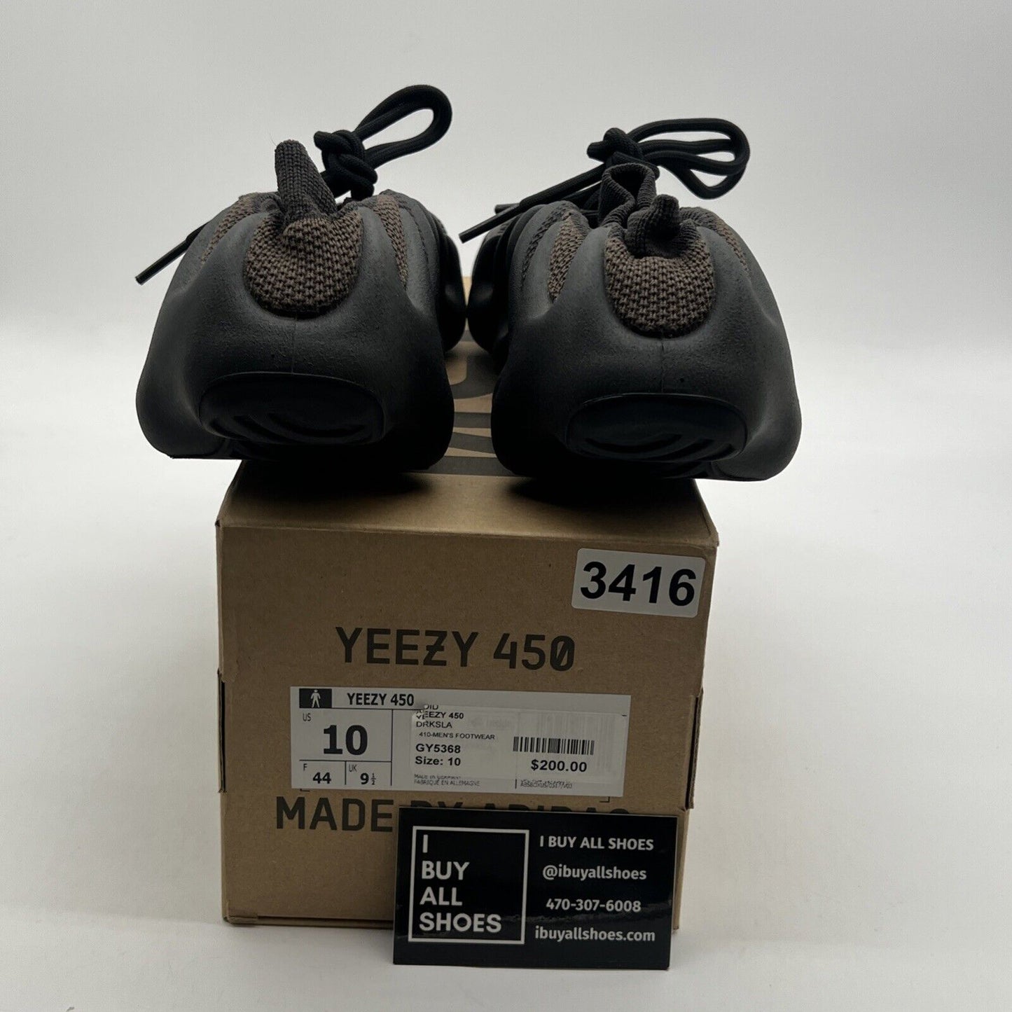 Size 10 - Adidas Yeezy 450 Dark Slate - (GY5368)