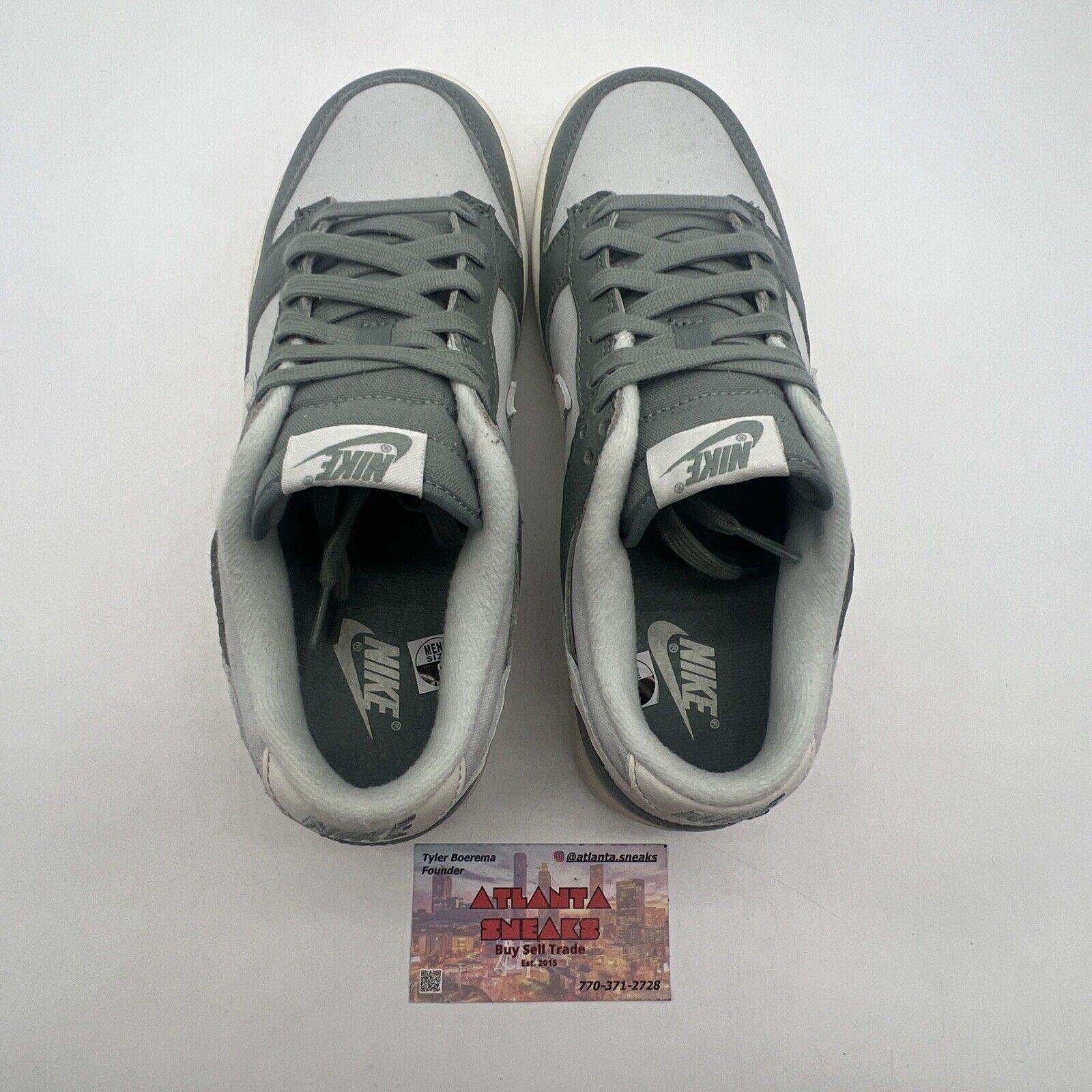 Size 8 - Nike Dunk Low Mica Green White Leather (DV7212-300)